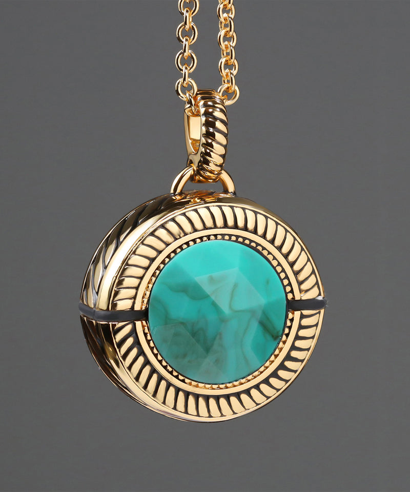 Bella Turquoise Blue/Gold